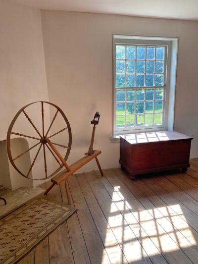 Spinning Wheel and Window
